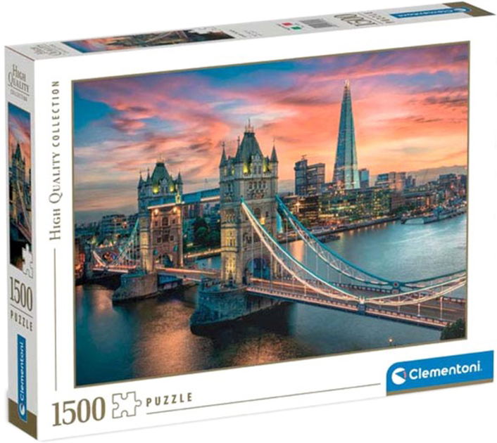 Puzzle Clementoni London Twilight 84 kh 59 cm 1500 elementów (8005125316946) - obraz 1