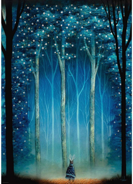 Puzzle Heye Inner Mystic Forest Cathedral 70 x 50 cm 1000 elementow (4001689298814) - obraz 2