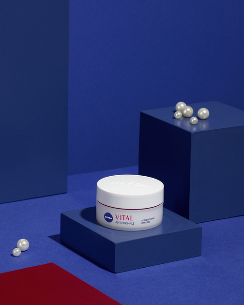 Krem do twarzy na dzień Nivea Vital nawilżający przeciwzmarszczkowy 50 ml (4005900715944) - obraz 5