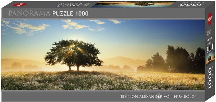 Puzzle Heye Alexander von Humboldt Panorama Play of Light 94.5 x 32.6 cm 1000 elementów (4001689299019) - obraz 1