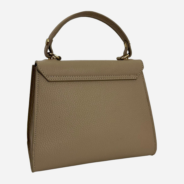 Torebka crossbody damska ze skóry naturalnej Laura Biaggi LB54-04 Beżowa (5907430404758) - obraz 2