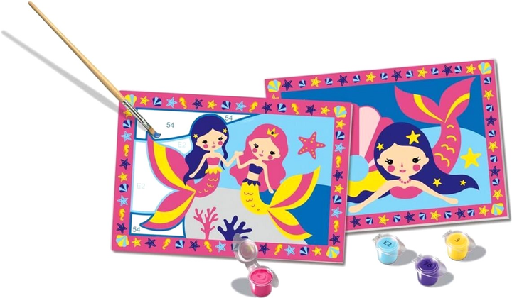 Набір для малювання картин Ravensburger CreArt Junior Magic Mermaid (4005556237142) - зображення 5