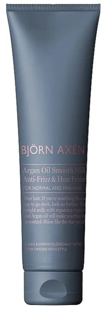 Крем для укладки волосся Björn Axén Argan Oil Smooth Milk легке розгладження 150 мл (7350001707693) - зображення 1