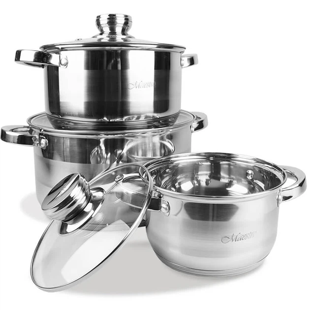 Набір посуду Maestro 6 пр 2220-6L-MR - Фото 1 Набір посуду Maestro 6 пр 2220-6L-MR - изображение 1