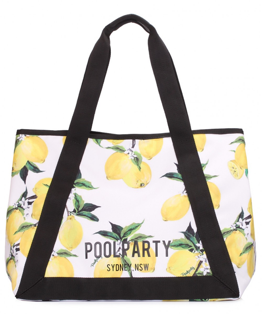 Летняя сумка из полиэстера POOLPARTY laguna-lemons 