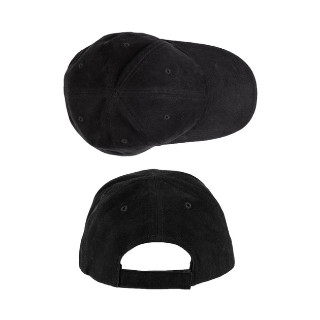 Кепка Sturm Mil-Tec Sandwich Baseball Cap Black Black - изображение 2