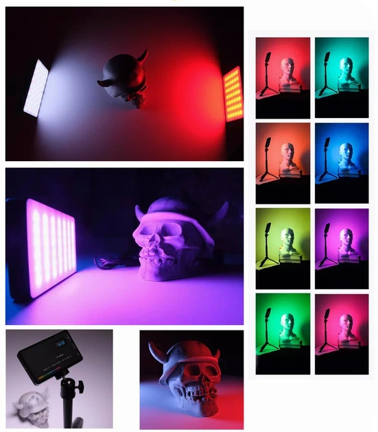 【セール中】 LEDビデオライト RGBカラーライト Відеосвітло кольорове RGB лампа для фото та відео LED VIDEO LAMP