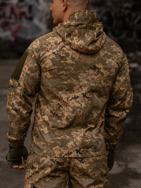Куртка-ветровка тактическая Klost Poplin цвет ММ14, 54 - изображение 2