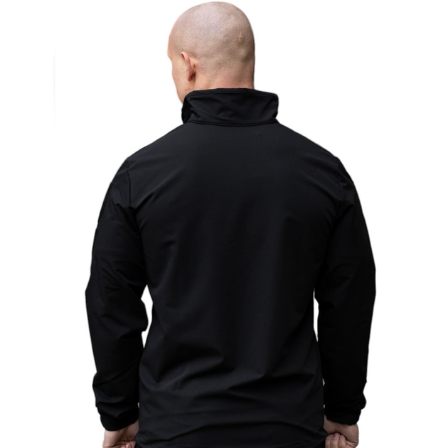Куртка-ветровка тактическая Double weave Falcon цвет черный, 58 - изображение 2