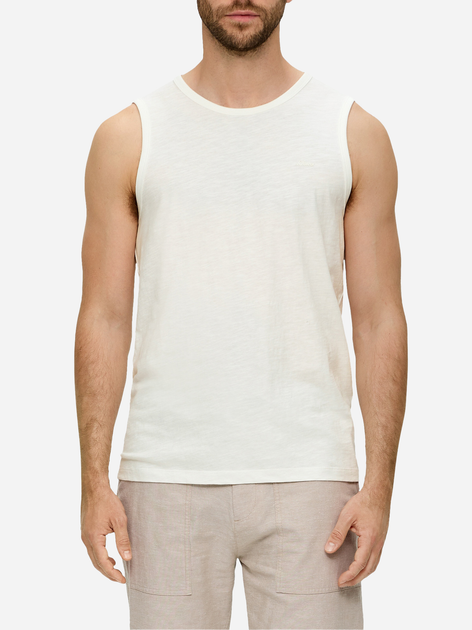 Koszulka bez rękawów męska s.Oliver 10.3.11.12.130.2146615 XL Biała (4099975705955) - obraz 1