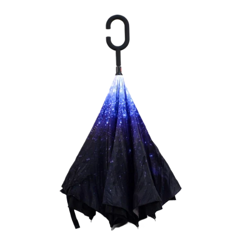 Зонт автоматический RIAS Up-Brella Звездное небо Black (3_04898) - Фото 3 Зонт автоматический RIAS Up-Brella Звездное небо Black (3_04898) - изображение 3