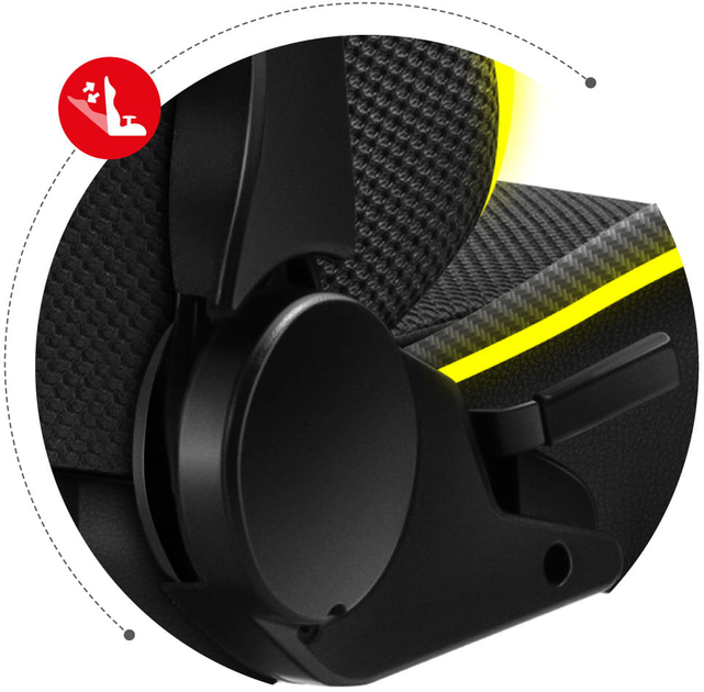 Ігрове крісло Huzaro Force 6.2 Black RGB - зображення 13