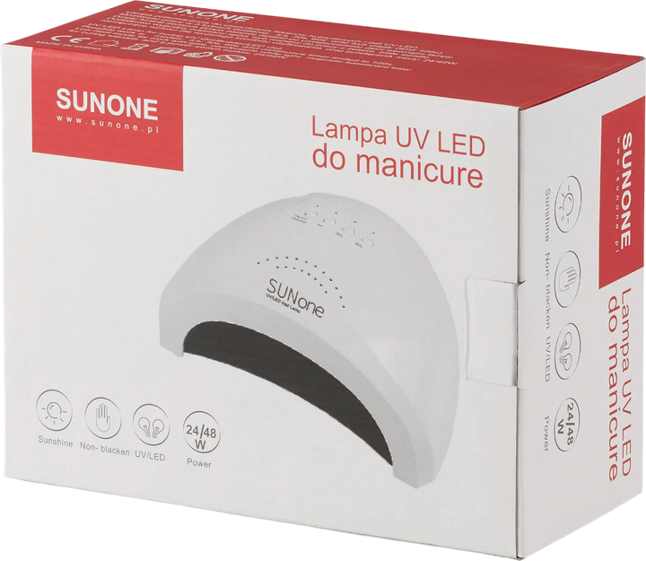 Лампа SunOne Sun1 UV/LED 24/48W Срібна (5903332006922) - зображення 5