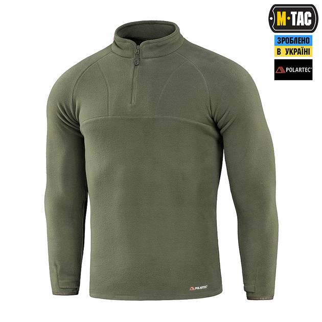 Кофта M-Tac Delta Polartec реглан Army Olive S - зображення 1