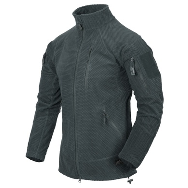 Кофта флисовая Helikon-Tex Alpha Tactical Jacket Shadow Grey S - изображение 1