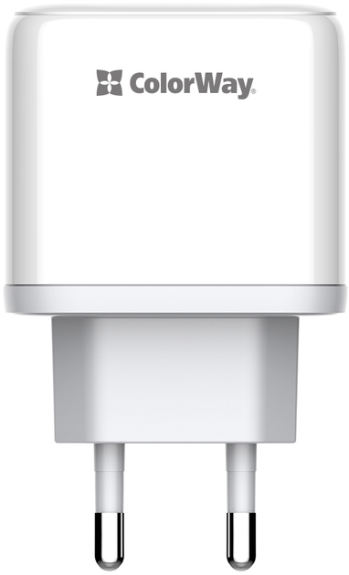 Ładowarka sieciowa ColorWay Power Delivery Port PPS USB Type-C PD + USB QC3.0 45W (CW-CHS042PD-WT) - obraz 3