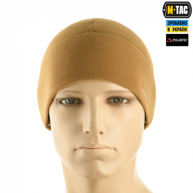 Шапка M-Tac Watch Cap фліс Light Polartec Coyote M - зображення 2