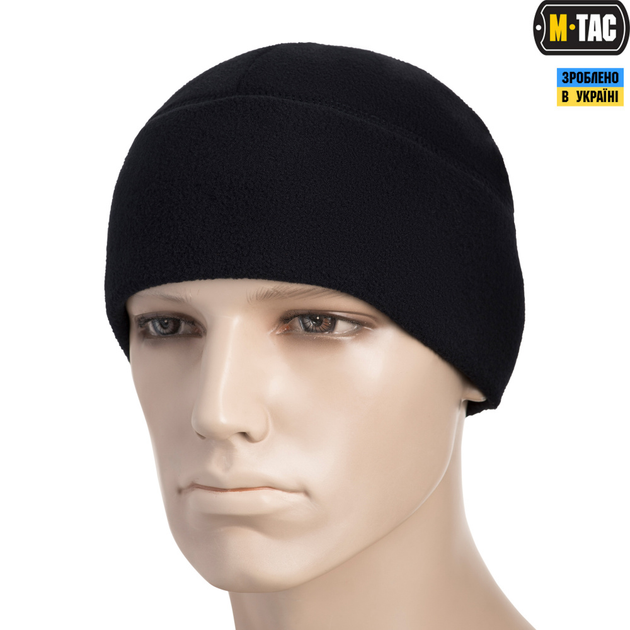 Шапка M-Tac Watch Cap Elite фліс (270г/м2) Dark Navy Blue S - зображення 1