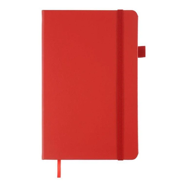 Книга записна Buromax Etalon 125*195мм 96 аркушів у крапку обкладинка штучна шкіра Червона (BM.291360-05) - изображение 2