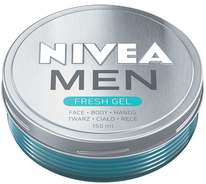 Żel-Krem do twarzy Nivea Men Fresh Gel odświeżająco-nawilżający 150 ml (5900017076874) - obraz 1