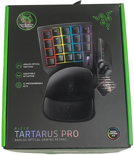 Клавіатура дротова Razer Tartarus Pro Black (RZ07-03110100-R3M1) (955555904206859) - Уцінка - зображення 3