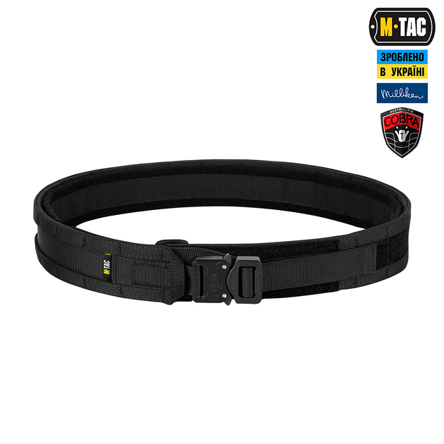 Ремень M-Tac Range Belt Cobra Buckle Gen.IV Black 3XL - изображение 1