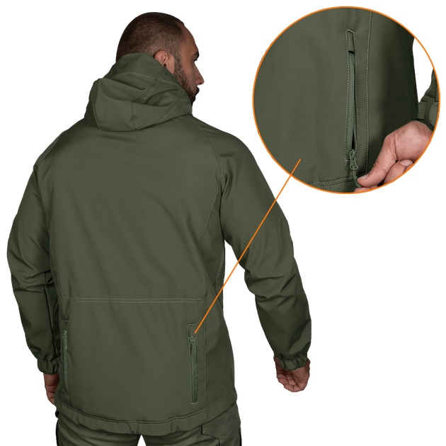 Куртка Stalker SoftShell Олива (7225), XS - зображення 2