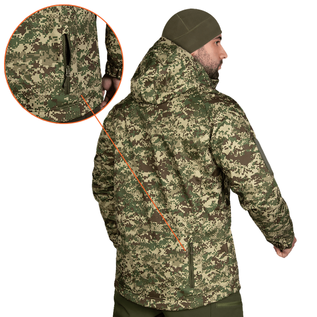 Куртка Stalker SoftShell Хижак піксель (7495), XL - изображение 2