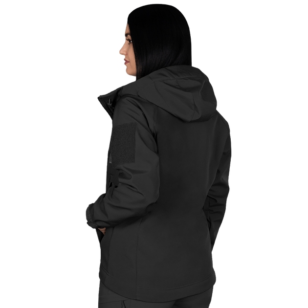 Жіноча куртка Stalker SoftShell Чорна (7442), XXXL - изображение 2