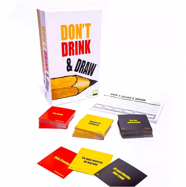 Gra planszowa Rocco Giocattoli Don't Drink and Draw (8027679072284) - obraz 1