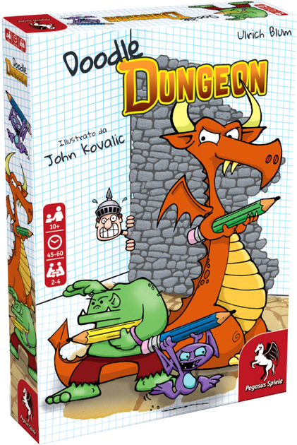 Gra planszowa Asmodee Doodle Dungeon (3558380089063) - obraz 1