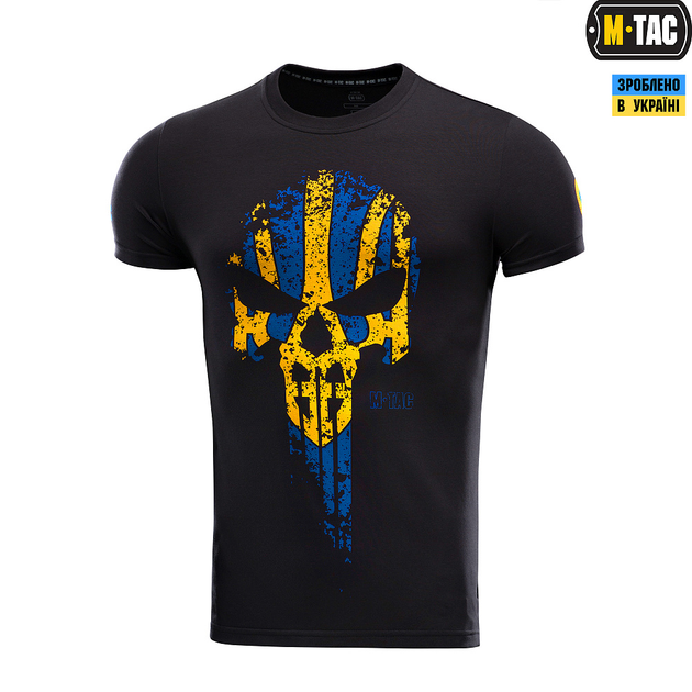 Футболка M-Tac Месник Black/Yellow/Blue 2XL - изображение 1