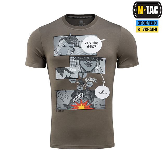 Футболка M-Tac Comics Drone Girl Dark Olive 2XL - зображення 2