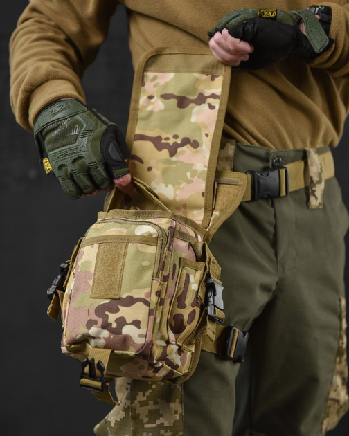 Тактическая сумка поясная на ногу swat mtk 0 - изображение 2