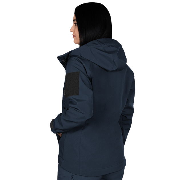 Жіноча куртка Stalker SoftShell Темно-синя (7443), XXXL - зображення 2