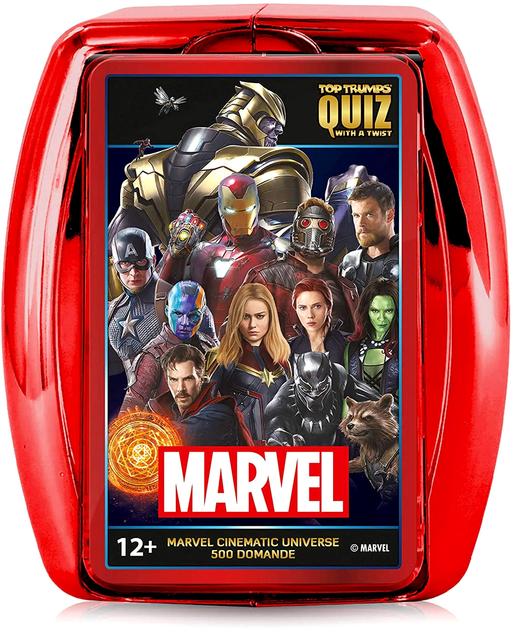 Gra planszowa Winning Moves Top Trumps Quiz Marvel Cinematic Universe (5036905037587) - obraz 1