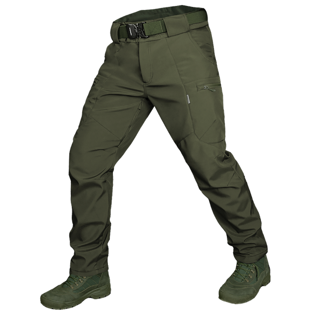 Штани SoftShell Vent Олива (7331), M - изображение 1