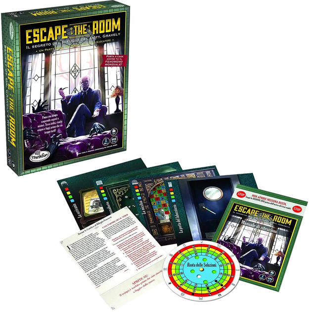 Gra planszowa ThinkFun Escape The Room Secret of Dr. Gravely's Retreat (4005556764754) - obraz 1