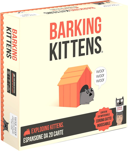 Dodatek do gry planszowej Asmodee Exploding Kittens: Barking Kittens (0810083041230) - obraz 1