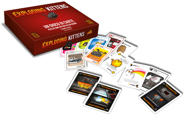 Настільна гра Asmodee Exploding Kittens (0810083040363) - зображення 1