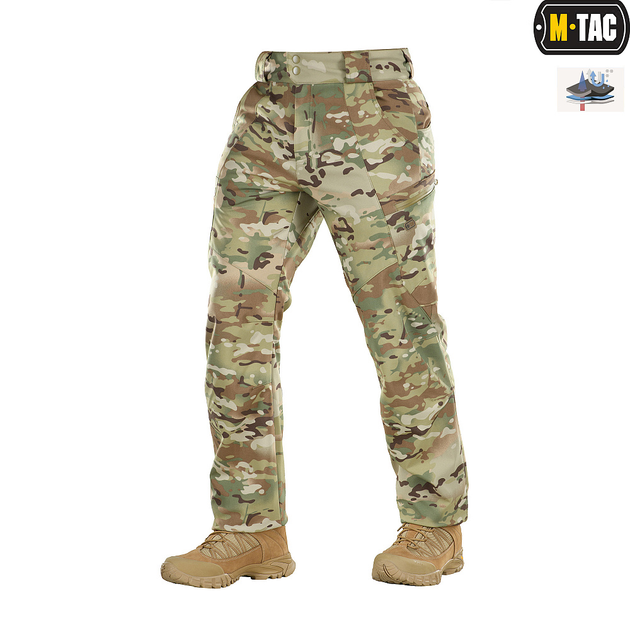 Штани M-Tac Soft Shell Winter Multicam 3XL - зображення 1