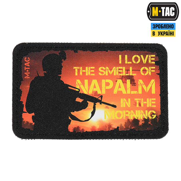 Нашивка M-Tac Smell of Napalm Black - зображення 1