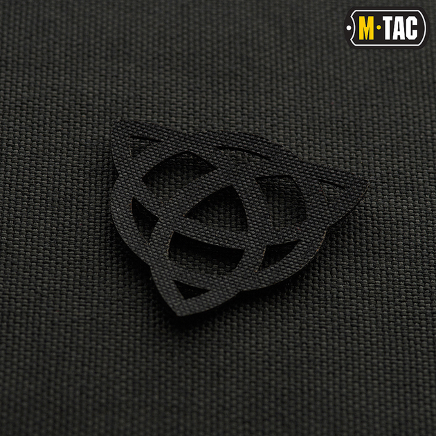 Нашивка M-Tac Трикветр сквозная Laser Cut Black - изображение 2