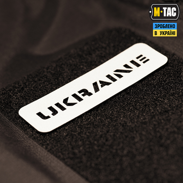 Нашивка M-Tac Ukraine сквозная 25х80 Laser Cut светоотражающая - изображение 2
