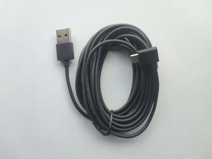 Кабель 3,5 м USB - Micro-USB прямой для видеорегистратора 70mai
