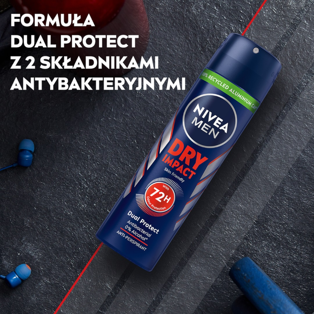 Антиперспірант NIVEA Men Dry Impact 150 мл (4005808728916) - зображення 2