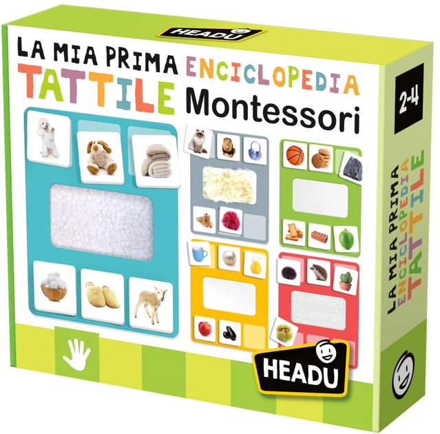 Gra planszowa Headu My First Montessori Tactile Encyclopedia (8057592353580) - obraz 1