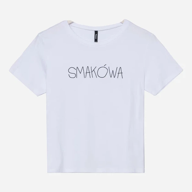 Футболка жіноча Sinsay ZM296-00X XS Біла (5903509652563