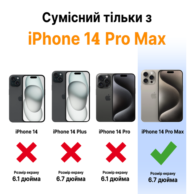 Противоударный чехол для iPhone 14 Pro Max c Magsafe IPAKY Comely Series Прозрачный - Фото 7 Противоударный чехол для iPhone 14 Pro Max c Magsafe IPAKY Comely Series Прозрачный - изображение 7