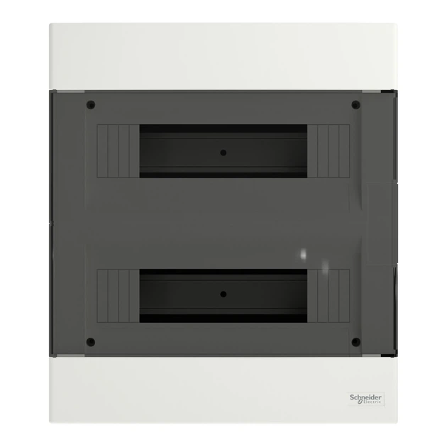 Щит врізний Schneider Electric Easy9 EU 2 ряди 24 модулі з димчастими дверима (EZ9EUA212) - Фото 4 Щит врізний Schneider Electric Easy9 EU 2 ряди 24 модулі з димчастими дверима (EZ9EUA212) - зображення 4